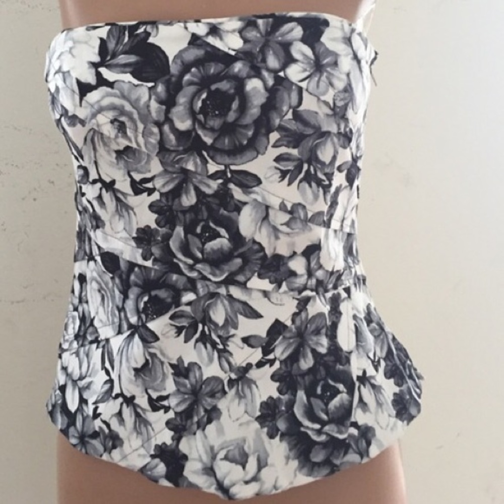 White House Black Market Bustier Top