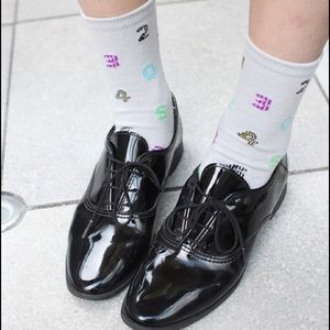 American Apparel Patent oxfords