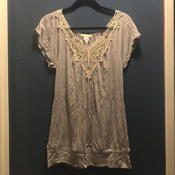 Silver long tunic