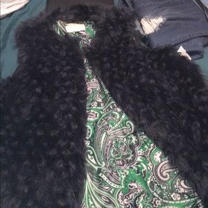 Blue fur Micheal Korrs Vest