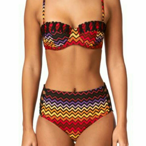 Minkpink high-waisted bikini set
