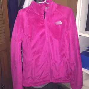 FINAL PRICE DROP!! North Face "fuzzy" zip up