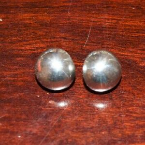 Silpada round sterling silver earrings