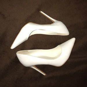 White pumps
