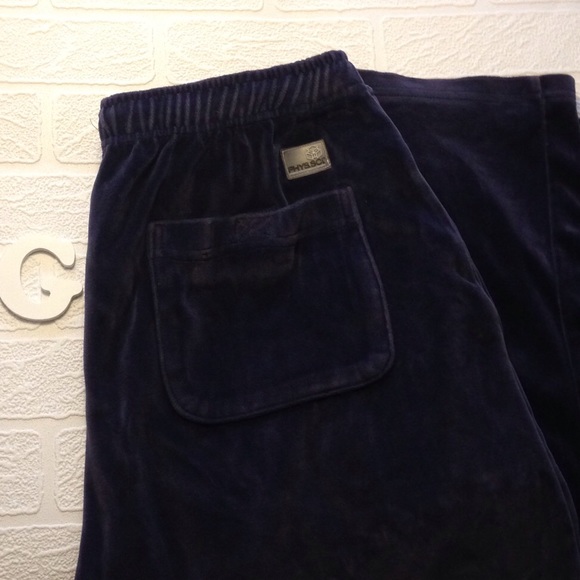 💥 SALE💥Navy blue velvet drawstring sweatpants