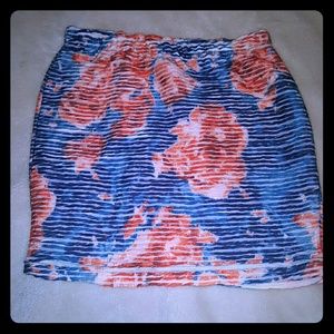 Floral Mini Skirt