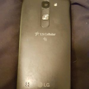 US Cellular LG cell phone and pink cell phone case