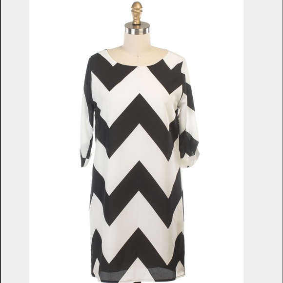 Everly Chevron Dress