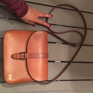 Abercrombie and Fitch brown satchel purse