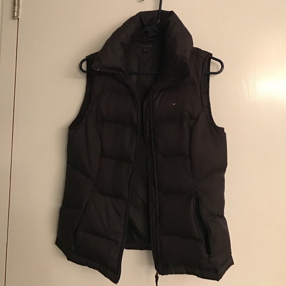 Black down vest