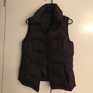 Black down vest