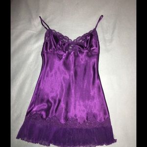 Frederick's of Hollywood silk chemise