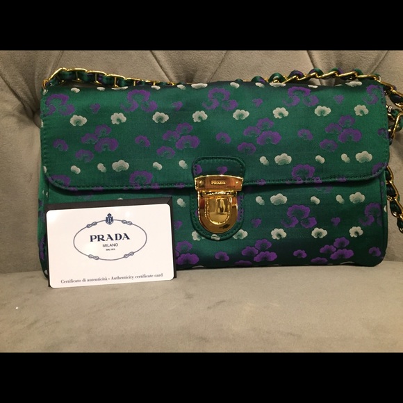 🆕 Floral Prada Cross-body Clutch! - Picture 2 of 3