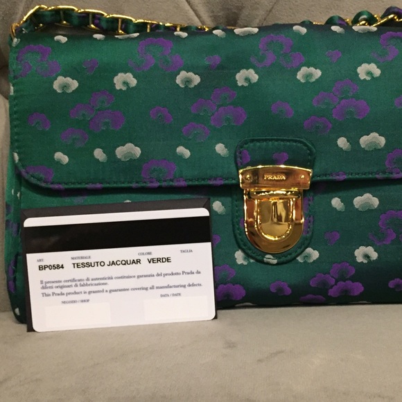 🆕 Floral Prada Cross-body Clutch! - Picture 3 of 3