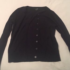 Black Button Up Sweater