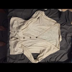 Cream cardigan