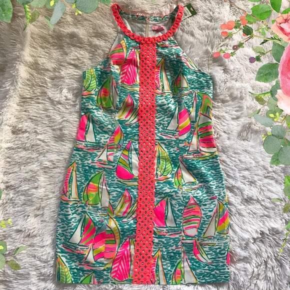 ๐HP๐Lilly Pulitzer You Gotta Regatta Sasha Dress - Picture 7 of 8