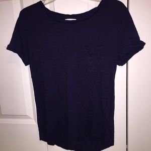 H&M Navy Blue Pocket Tee