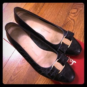 Ferragamo Black Shoes