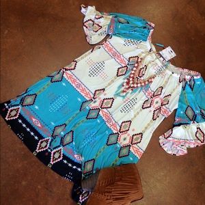 Aztec print dress❤️ NWT