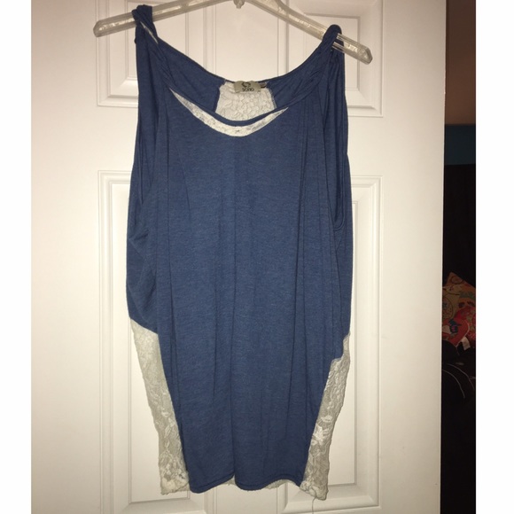 🚫SOLD🚫 SoHo cotton and lace tunic/top