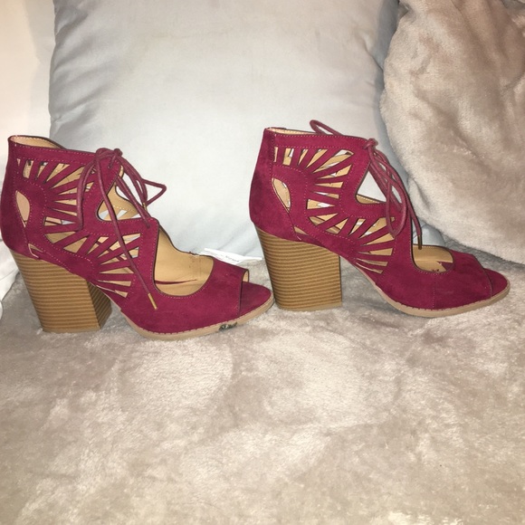 Charlotte Russe Shoes - Open toe heels. Charlotte Russe