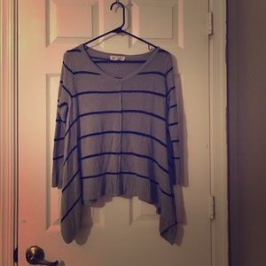 Gray & black sweater