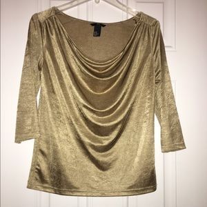 🚫SOLD🚫 H&M gold top