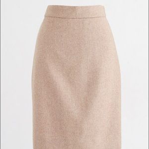 Dark Grey 00 Wool JCrew Pencil Skirt