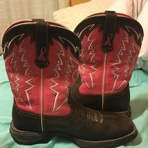 Breast Cancer boots!