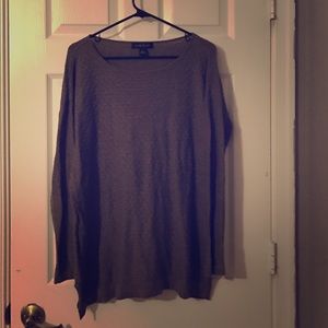 Brown sweater tunic
