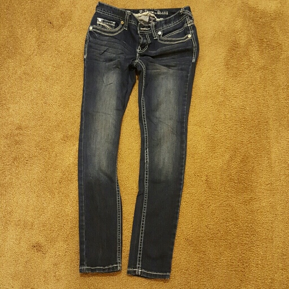 Size "2 Short" Rhythm in Blues Jeans