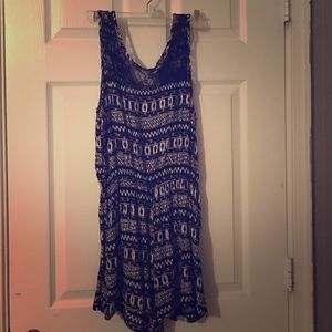 Black & white romper