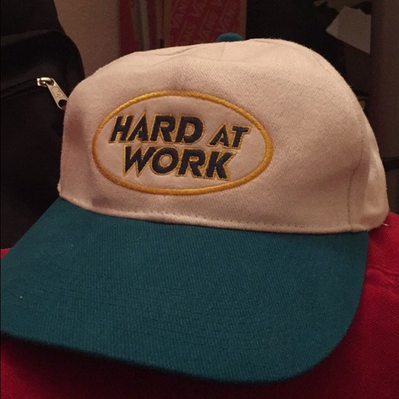 Vintage "Hard At Work" Cap
