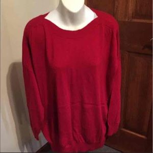 Red sweater by Monroe and main