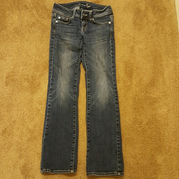 Size "00 Short" American Eagle slim boot jeans