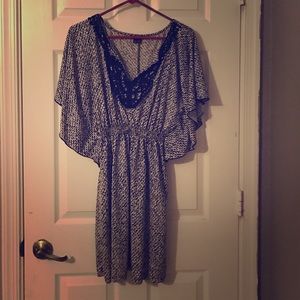 Black and white dress