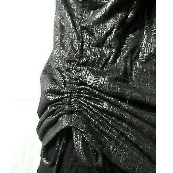 C.LUCE 2pc Dress Set Black Metallic Formal to Casual Beach - Evening Sparkles! - Picture 8 of 8