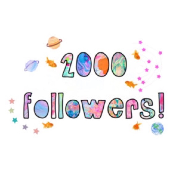 🎉2,000 followers!!!! ✨✨✨✨😆😆😆