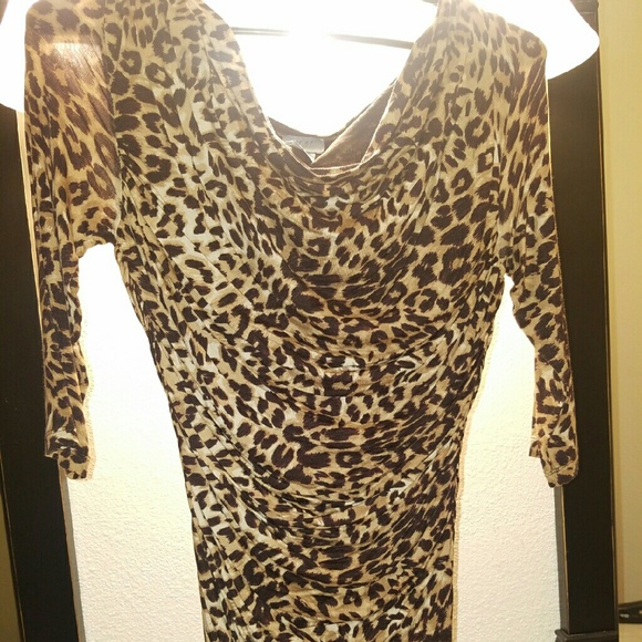 H&M Leopard Printer dress size 12 - Picture 6 of 8