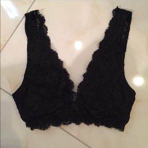 Super plunge lace bralette
