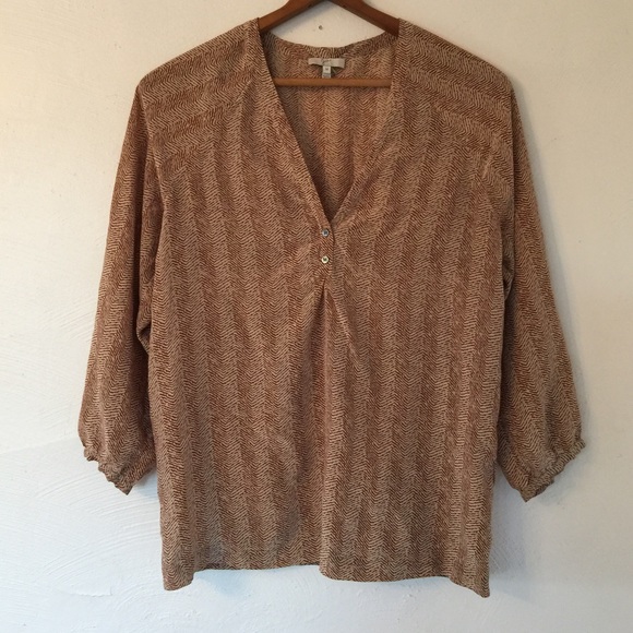 Joie, 💯% Silk Blouse, Career Boho Peasant