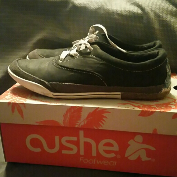 Navy Blue and Gray Cushe Sneakers