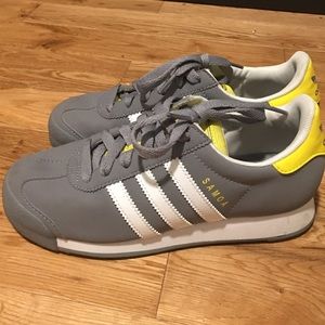 Grey and Yellow Adidas
