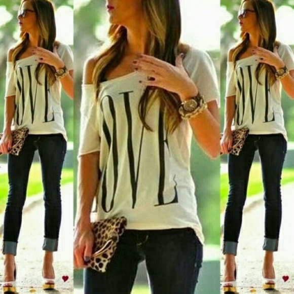 Tops - ❤NEW❗ LOVE fun blouse