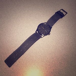 Nixon The Sentry Leather Watch