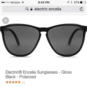 Black electric encelia sunglasses