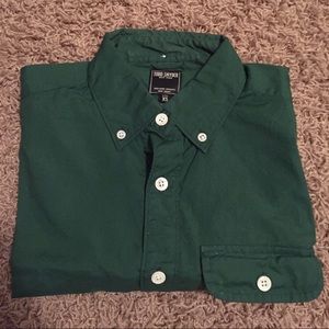 Todd Snyder Poplin Button Shirt, Green