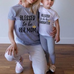 NEW Mother or Daughter Blessed T-Shirts