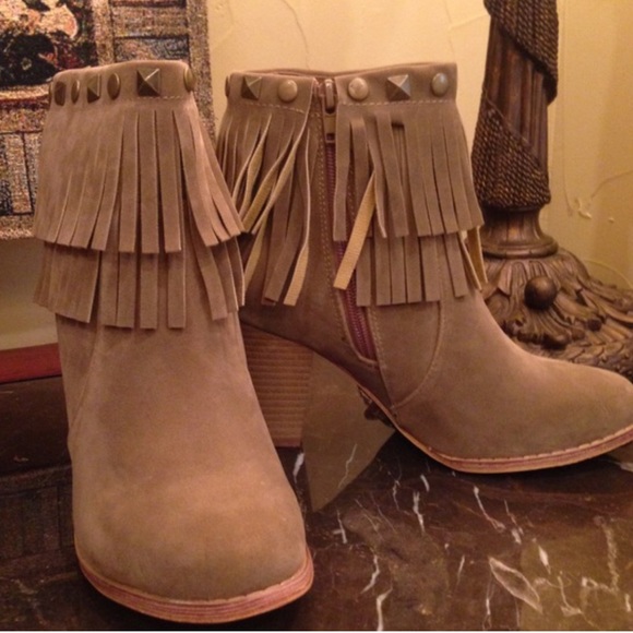 🎉🎉HP🎉🎉 Fringe Booties Bootie Sale! - Picture 4 of 4